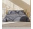 Комплект постельного белья LoveLife 1,5 спальный, Texture: dark gray, 143x215 см, 150x240 см, 50x70 см 2 шт., микрофибра, 110 г/м2 1032316 10323169 1