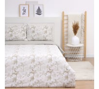 Комплект постельного белья LoveLife евро, Summer 200x220 см, 225x240 см, 50x70 см 2 шт., жатка, 100% п/э, 100 гр/м2 10322836