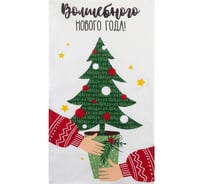 Полотенце Доляна Волшебного Нового Года 35x60 см, 100% хлопок 160 г/м2 5059200