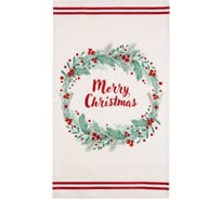 Полотенце Этель Сhristmas leaves 40x73 см, 100% хлопок, репс 210 г/кв.м 7321888