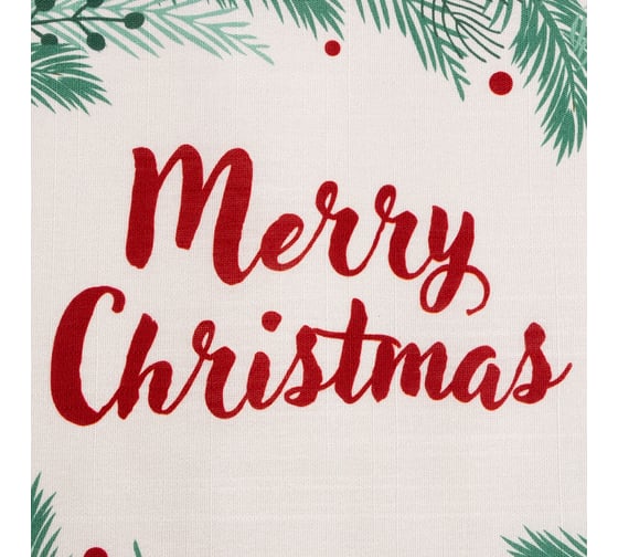 Полотенце Этель Сhristmas leaves 40x73 см, 100% хлопок, репс 210 г/кв.м 7321888
