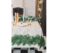 Полотенце Этель Еловые ветви 40x67 см, 100% хлопок, саржа 190 г/кв.м 3629004