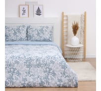 Комплект постельного белья LoveLife дуэт Winter 143x215 см 2 шт, 225x240 см, 50x70 см 2 шт, жатка, 100% полиэстер, 100 г/кв.м 10322864