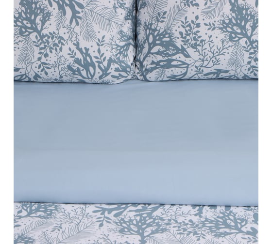 Комплект постельного белья LoveLife евро Winter 200x220 см, 225x240 см, 50x70 см 2 шт, жатка, 100% полиэстер, 100 г/кв.м 10322863
