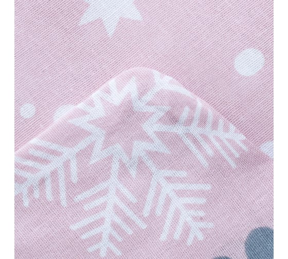 Комплект постельного белья Этель 2 спальное Snow 175x215 см, 200x220 см, 70x70 см 2 шт, 100% хлопок, бязь 125 г/кв.м 7076989