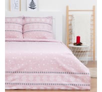 Комплект постельного белья Этель евро Snow 200x217 см, 220x240 см, 70x70 см 2 шт, 100% хлопок, бязь 125 г/кв.м 7076991