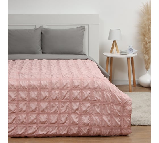 Покрывало LoveLife Texture: rosy, 200x230±5 см, микрофайбер, 100% полиэстер 10612673