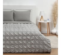 Покрывало LoveLife Texture: gray, 200x230±5 см, микрофайбер, 100% полиэстер 10612666