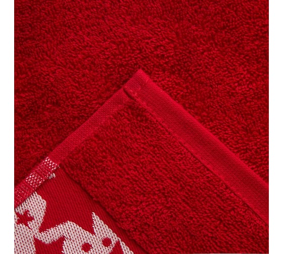 Полотенце махровое LoveLife Звезды 30x60 см, красный 100% хлопок, 360 г/кв.м 5070328