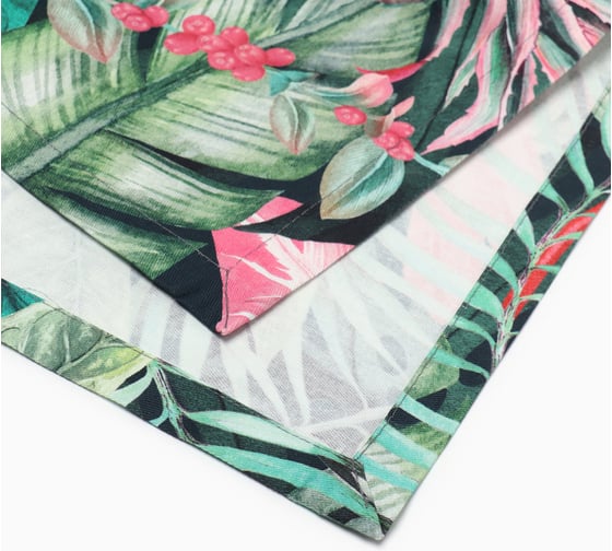 Салфетка Этель Tropical parrots 46x46 см, 100% хлопок, саржа 190 г/м 10283417