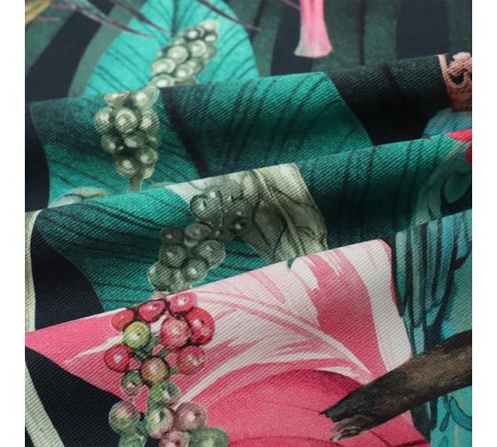 Салфетка Этель Tropical parrots 46x46 см, 100% хлопок, саржа 190 г/м 10283417