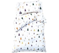 Комплект постельного белья Этель 1,5 сп Happy skiers 143x215 см, 150x214 см, 50x70 см -1 шт, 100 % хлопок, бязь 10385145