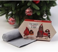 Полотенце Этель махровое "Зимние птички" 30x60 см, 100% хл, 340 г/м2 9862974