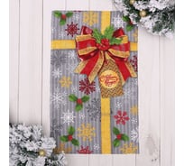 Полотенце Доляна Подарок 35x60 см,100% хлопок 160 г/м2 2588670