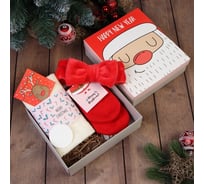 Набор подарочный Этель Happy new year полотенце 30x60см и аксс (3 предм) 7351391