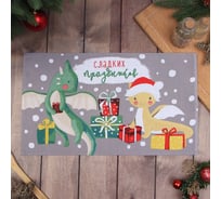 Полотенце Доляна "Сладких подарков" 28x46 см, 100% хл, рогожка 164 г/м2 9770508