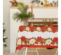 Скатерть Доляна "Процветания в Новом году" 110x145 см, 100% п/э 4443199