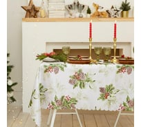 Скатерть Доляна "Шишкин лес" 110x145 см, 100% п/э 4443169