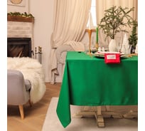 Скатерть Этель New year collection 146x110 см, цв.зеленый, 100% хл, саржа 190 г/м2 10472213