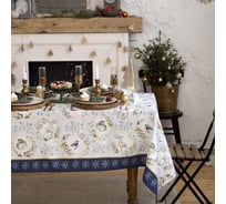 Скатерть Этель Snow animals 149x110см с ГМВО, 100%хл, 190г/м2 5035908