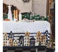 Скатерть Этель Золотой город 147x110 см, 100% хл, саржа 190 гр/м2 с ГМВО 3629011