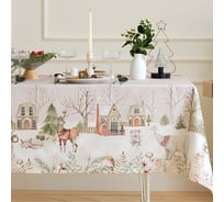 Скатерть Этель "Звери в городе" 110x149 см, 100% хл, саржа 190 г/м2 9896189