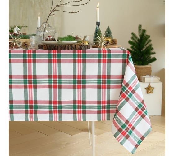 Скатерть Этель Нoliday decoration 149x250см, 100%хл, репс 210 г/м2 7182045