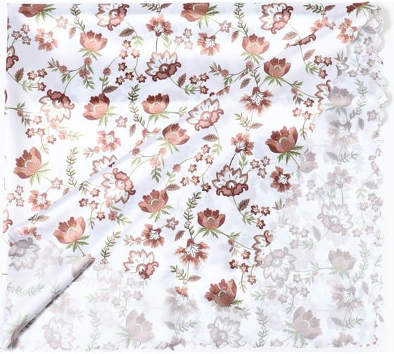 Скатерть Доляна Red flowers 145x220 см, 100% п/э 10389106