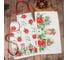Набор подарочный Этель Christmas red flowers, фартук, полотенце, прихватка 7349018 1