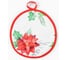 Набор подарочный Этель Christmas red flowers, фартук, полотенце, прихватка 7349018 8