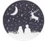 Диско-шар Серпантин "Fantasy - Ушки" (в комплекте 6 картинок) 13х14 см, 5 реж, батарейки 4хАAА, USB, RGB (220V) 765-195 56