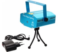 Световой прибор Серпантин Лазер 1 рисунок (красный/зеленый), (220V) 204-542