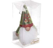 Елочная игрушка Серпантин Веселый лесовичок 6,5x5,5x13 см, зеленый 916-0708