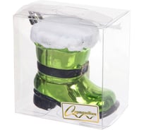 Елочная игрушка Серпантин Новогодний сапог 8x5x8,5 см, салатовый 107-6106