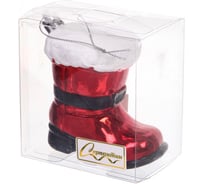 Елочная игрушка Серпантин Новогодний сапог 8x5x8,5 см, красный 107-6108