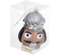 Елочная игрушка Серпантин Новогодний солдат 7,5x7x11 см, серебро 916-1147