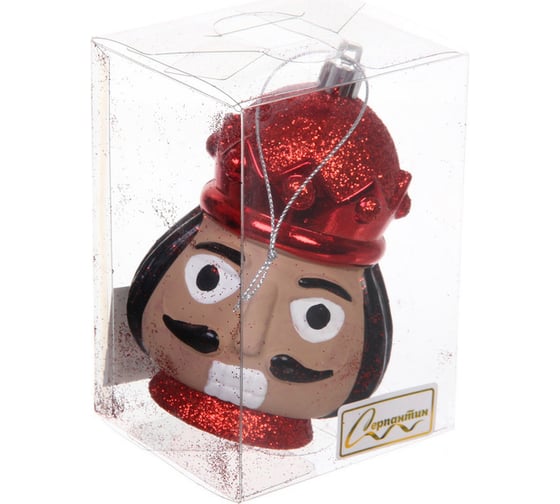 Елочная игрушка Серпантин Новогодний солдат 7,5x7x11 см, красный 916-1145 1