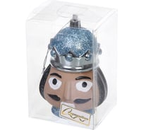 Елочная игрушка Серпантин Новогодний солдат 7,5x7x11 см, голубой 916-1148
