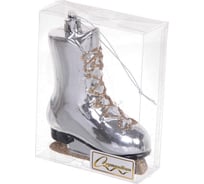 Елочная игрушка Серпантин Сказочный конек 8,5x3,5x11 см, серебро 916-0826