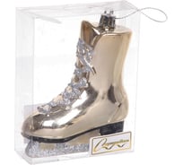 Елочная игрушка Серпантин Сказочный конек 8,5x3,5x11 см, шампань 916-0830