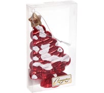Елочная игрушка Серпантин Сладкая елочка 7,5x1,5x14 см, красный 107-5983