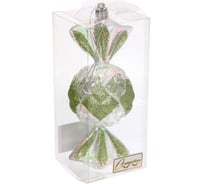 Елочная игрушка Серпантин Сладкая конфетка 6,3x6,3x15 см, салатовый 107-6000