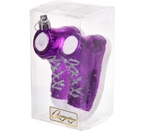 Елочная игрушка Серпантин Стильные кеды 6x9x5,5 см, фиолетовый 107-6053