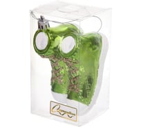 Елочная игрушка Серпантин Стильные кеды 6x9x5,5 см, салатовый 107-6050