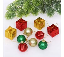 Набор украшений Серпантин Зимнее чудо 19.5x8x8 см 20 предметов, мультицвет 201-4103