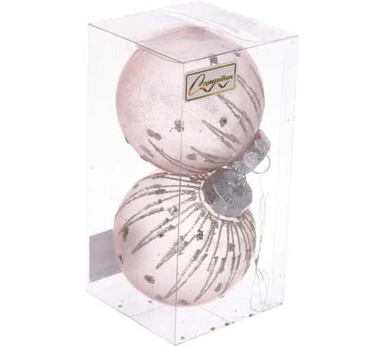 Набор украшений Серпантин SHINE Diamond Tears 8 см 2 шт, baby pink 201-1930