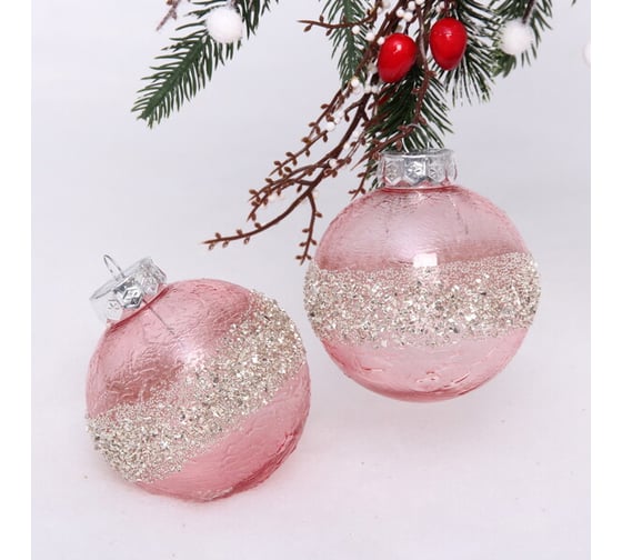 Набор украшений Серпантин SHINE Diamonds 8 см 2 шт, baby pink 201-1926