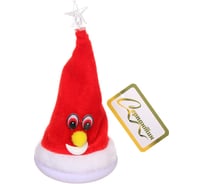 Ёлка музыкальная Серпантин 17,5 см "Веселье", красный (работает от 3хАА - в комплект не входят) 215-789