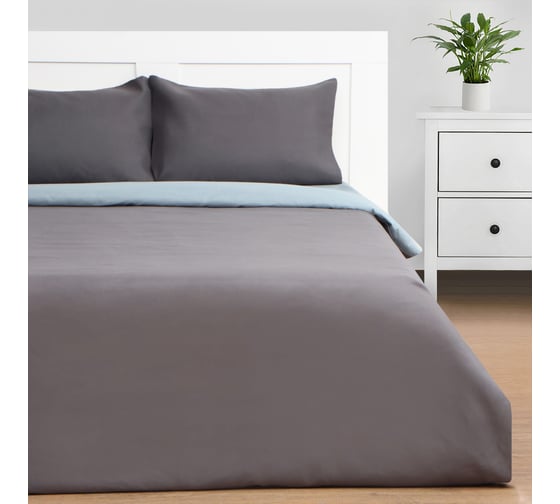 Комплект постельного белья Этель 2 спальное, Lightness 180x215 см, 200x225 см, 50x70± 3 см 2 шт, новосатин 10326514 1