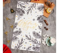 Полотенце Этель Merry Christmas 40x73 см, 100% хлопок, саржа 190 г/м2 7321890